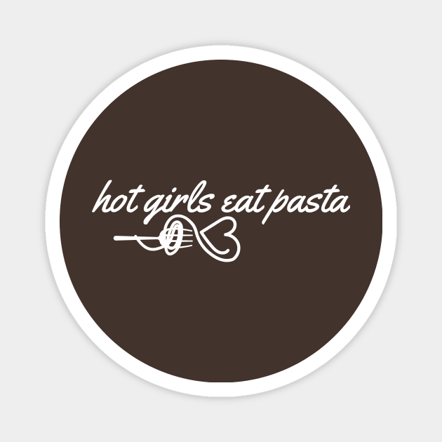 Making Extremely Hot Girls-hot girls eat pasta Magnet by UltraPod